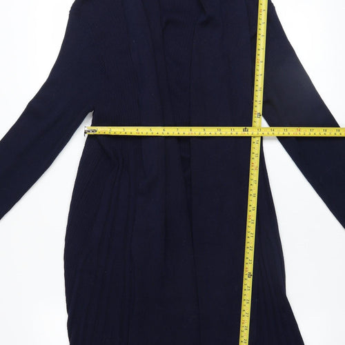 BY design Women's Blue Long Sleeve Knit Cardigan Size L