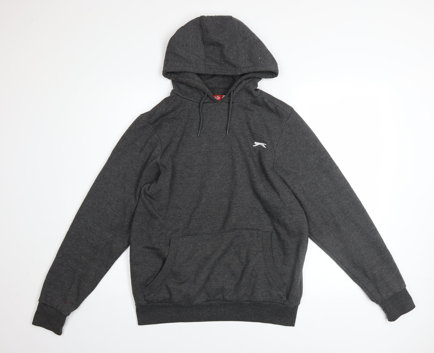 Slazenger Men's Grey Pullover Hoodie XS Regular Fit Fleece