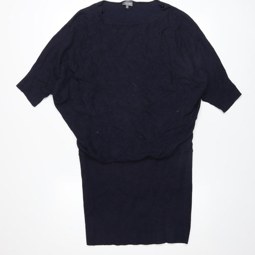 Phase Eight Women Blue Size 10 Knit Bodycon Dress