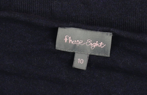 Phase Eight Women Blue Size 10 Knit Bodycon Dress