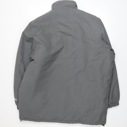 Mitre Mens Grey L Puffer Jacket Football Winter Coat