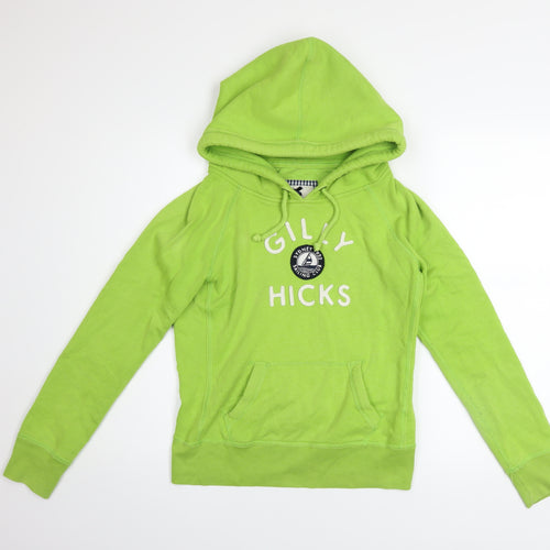 Gilly Hicks Women’s Green Pullover Hoodie Medium Cotton Blend