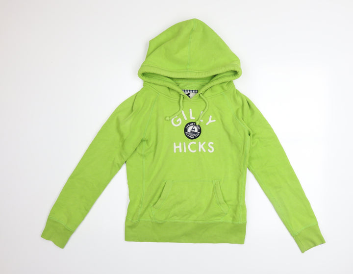 Gilly Hicks Women’s Green Pullover Hoodie Medium Cotton Blend
