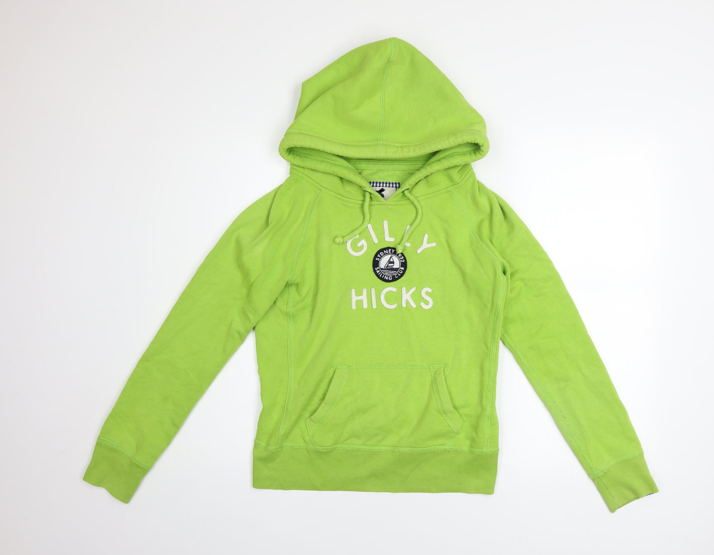 Gilly Hicks Women’s Green Pullover Hoodie Medium Cotton Blend