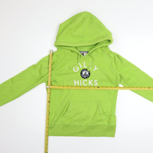 Gilly Hicks Women’s Green Pullover Hoodie Medium Cotton Blend