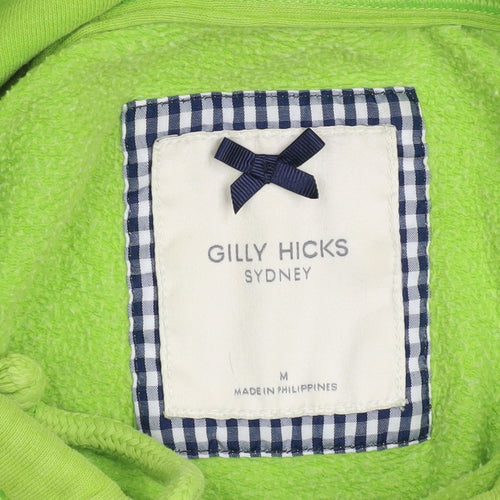 Gilly Hicks Women’s Green Pullover Hoodie Medium Cotton Blend