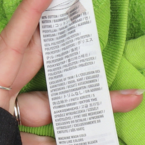 Gilly Hicks Women’s Green Pullover Hoodie Medium Cotton Blend