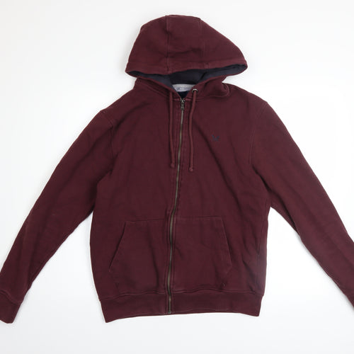 Crew Clothing Company Men’s Brown Full Zip Hoodie M