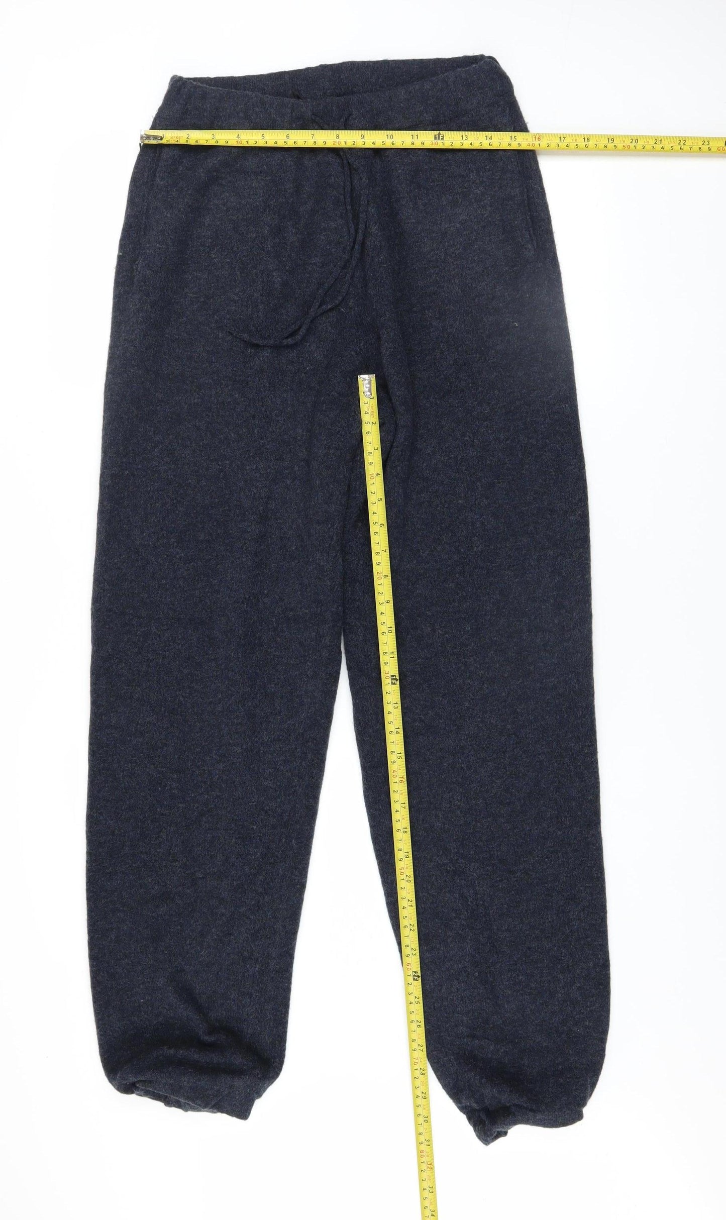 Pieces Womens Navy Blue XS Joggers Sweatpants Elastic Waist