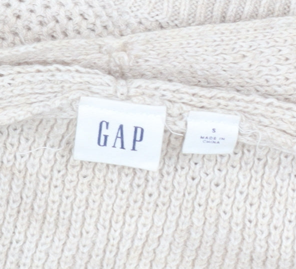 GAP Women’s Beige Open Knit Long Sleeve Cardigan Size S
