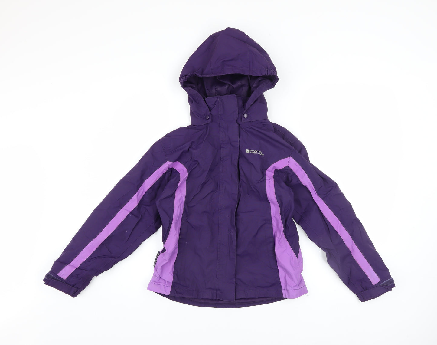 Mountain Warehouse Girls Purple 3-in-1 Waterproof Hooded Jacket 9-10 Years