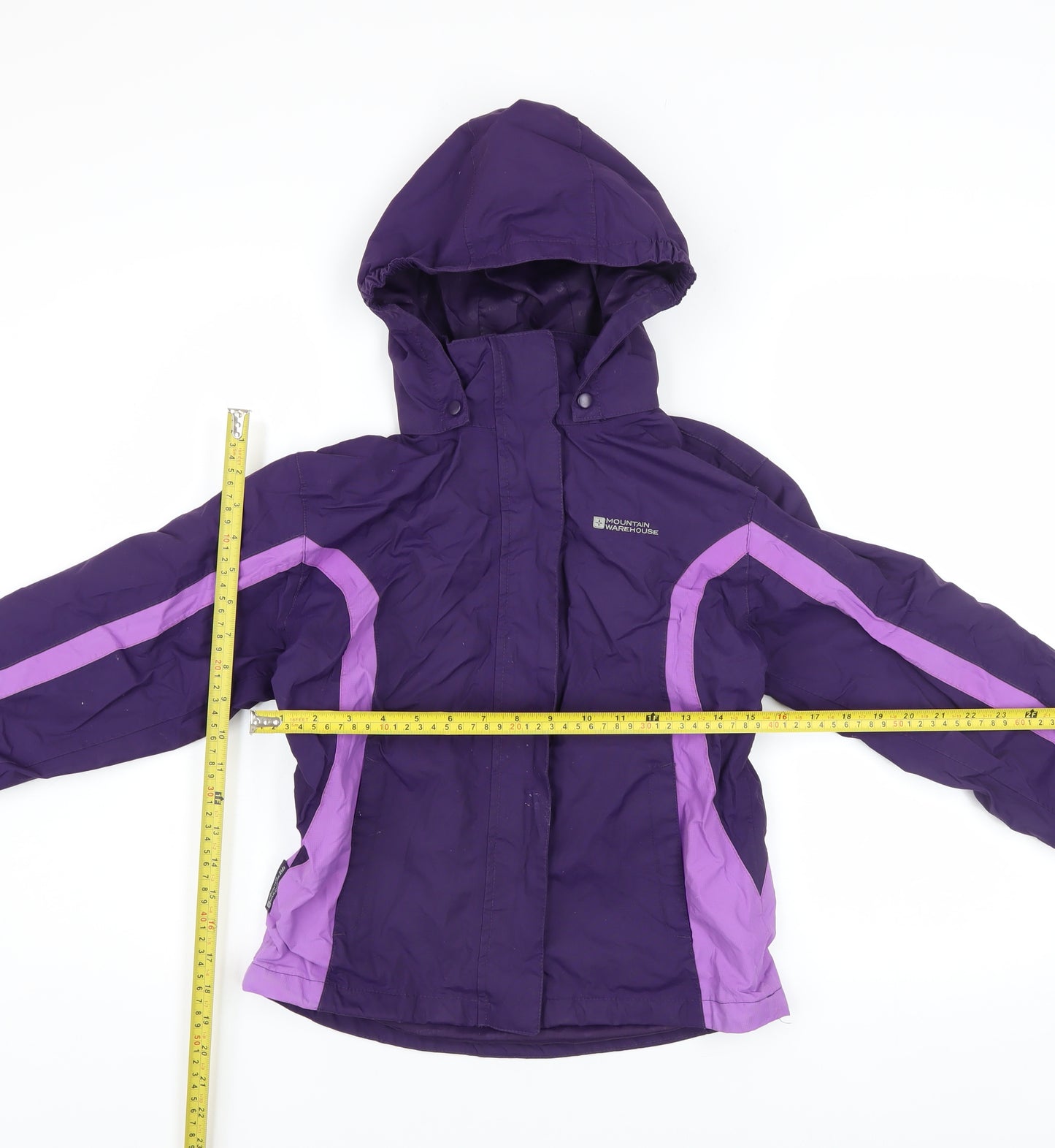 Mountain Warehouse Girls Purple 3-in-1 Waterproof Hooded Jacket 9-10 Years