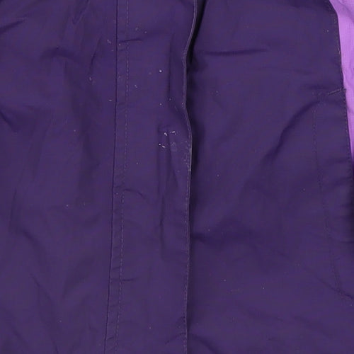 Mountain Warehouse Girls Purple 3-in-1 Waterproof Hooded Jacket 9-10 Years