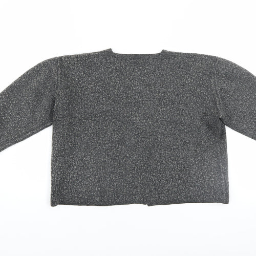 Part Two Women’s Grey Wool Blend Chunky Knit Cardigan Size S