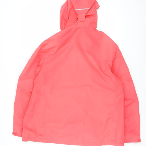 Craghoppers Womens Pink Waterproof Hooded Rain Jacket Size 18