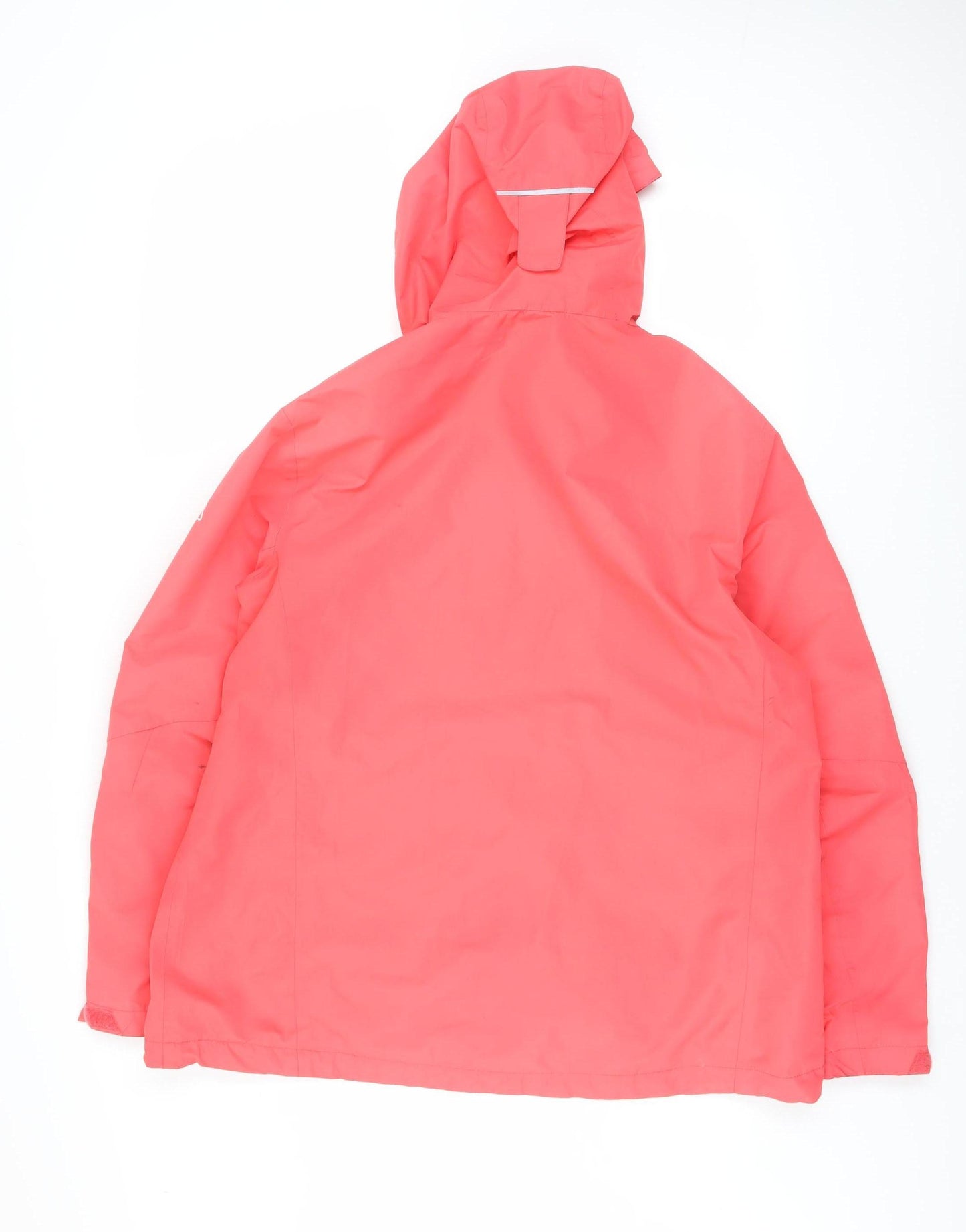 Craghoppers Womens Pink Waterproof Hooded Rain Jacket Size 18
