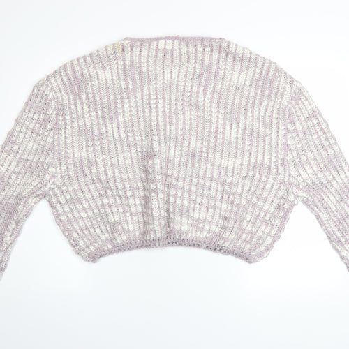 Cotton On Womens Multicoloured Chunky Knit Acrylic Pullover Jumper Size S