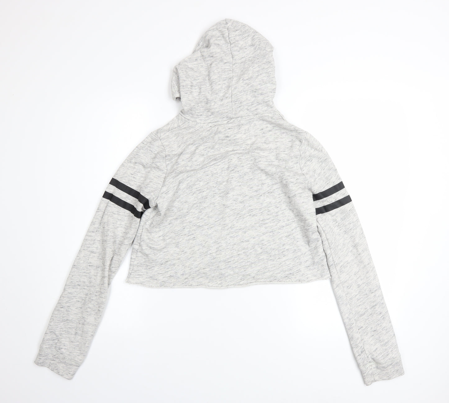 Hollister Women’s Grey Pullover Hoodie Small Cotton Blend