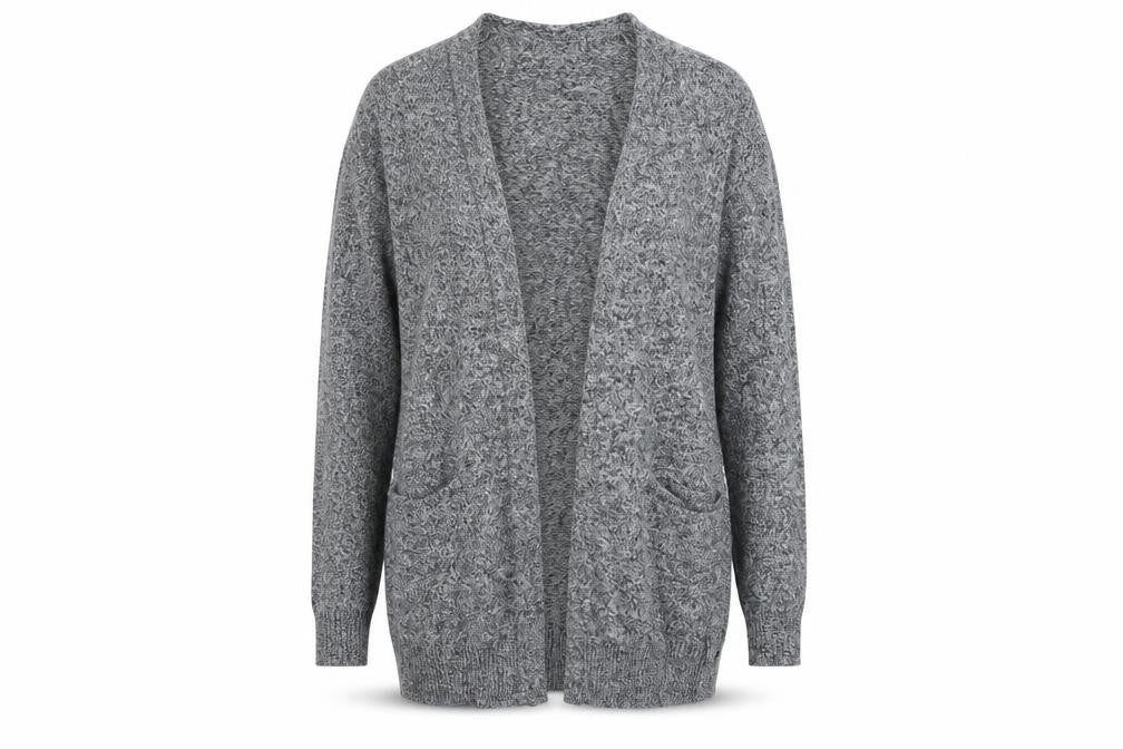 Old Navy Women’s Grey Knit Open Front Long Sleeve Cardigan XS
