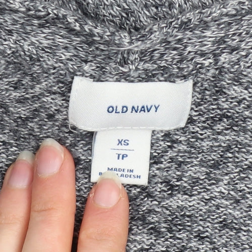 Old Navy Women’s Grey Knit Open Front Long Sleeve Cardigan XS