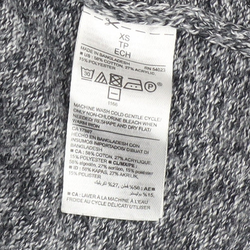 Old Navy Women’s Grey Knit Open Front Long Sleeve Cardigan XS