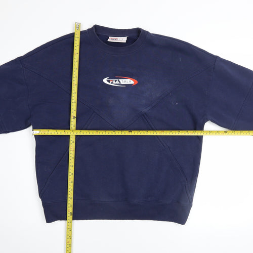 Fila Men's Blue XS Crew Neck Pullover Sweatshirt