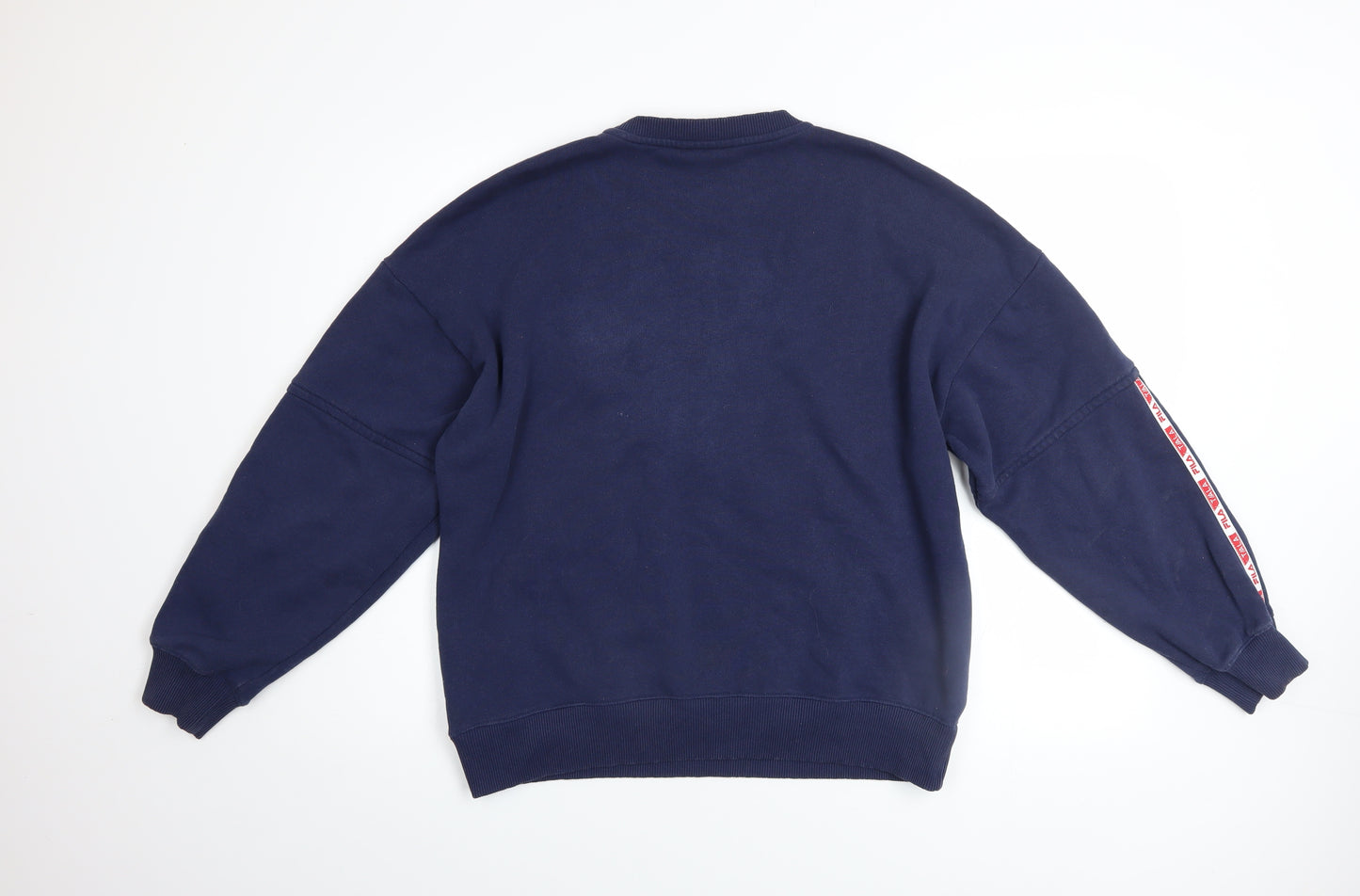 Fila Men's Blue XS Crew Neck Pullover Sweatshirt