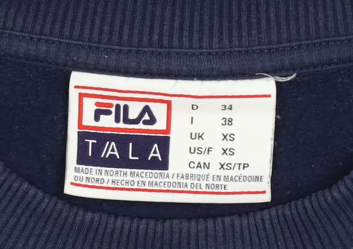 Fila Men's Blue XS Crew Neck Pullover Sweatshirt