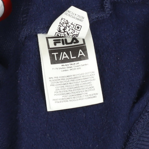 Fila Men's Blue XS Crew Neck Pullover Sweatshirt