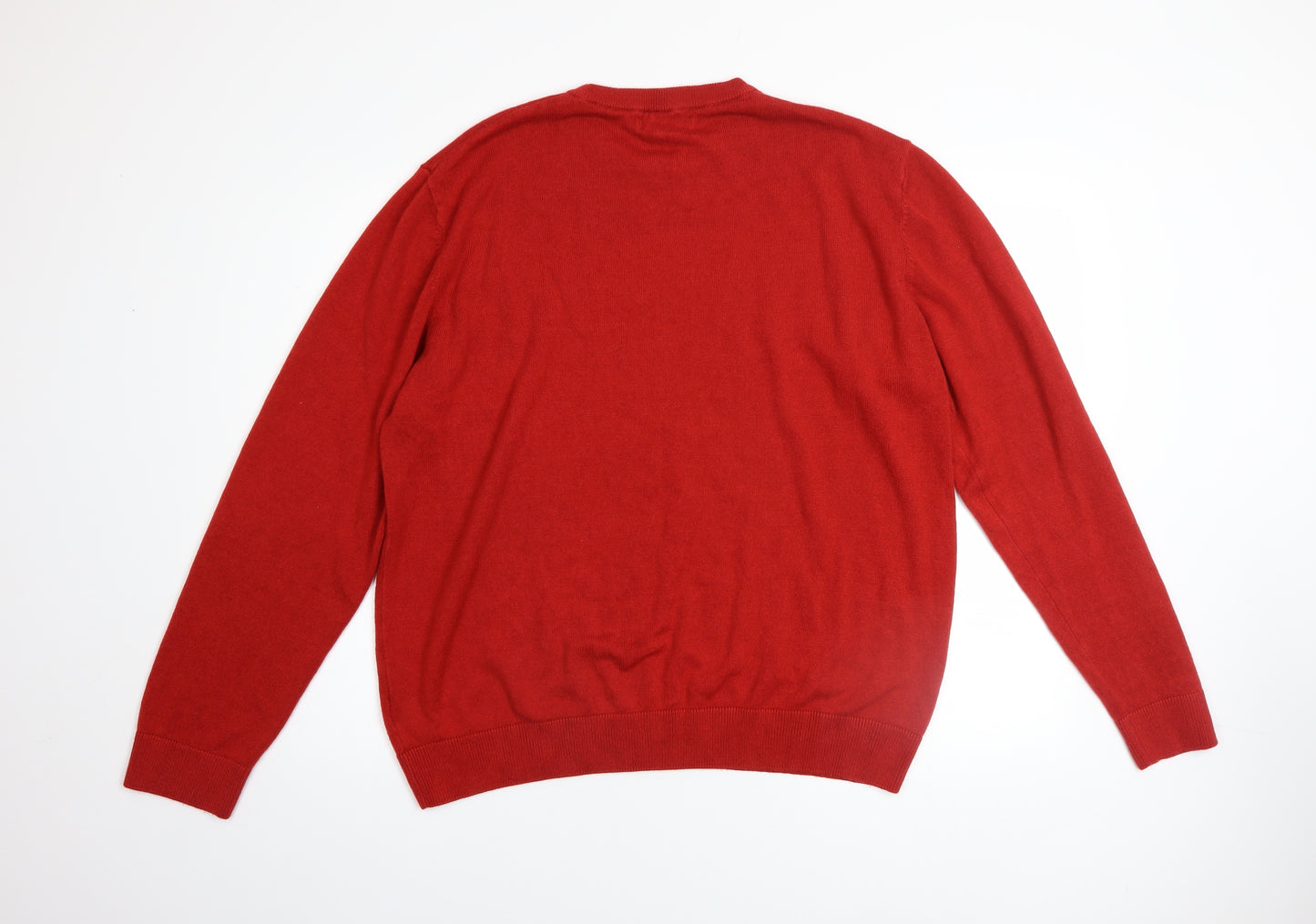 Marks and Spencer Men’s Red XL Christmas Penguin Jumper