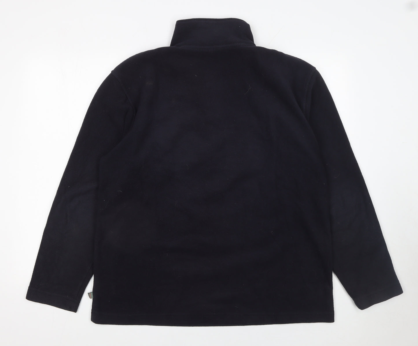 Hawkshead Active Mens Blue Fleece 1/4 Zip Pullover Sweatshirt L