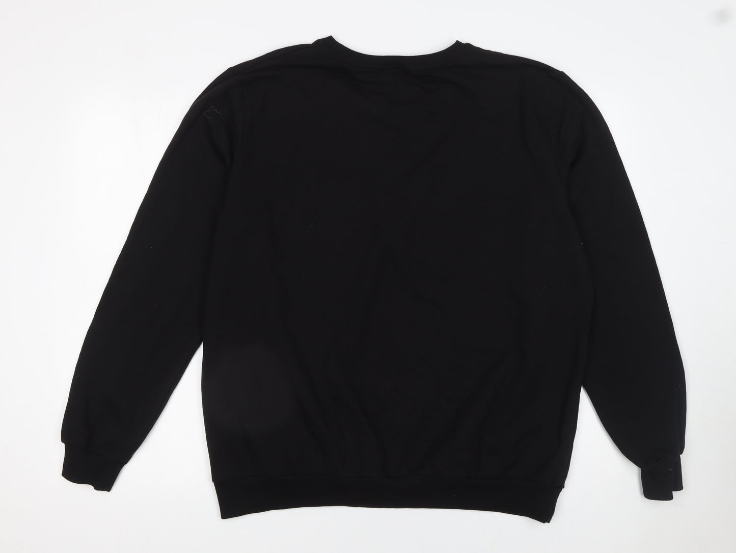 Dorothy Perkins Women Black Size 18 Christmas Sweatshirt Santa I Can Explain