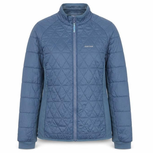 Quechua Girls Blue 12-13 Years Lightweight Quilted Activewear Jacket