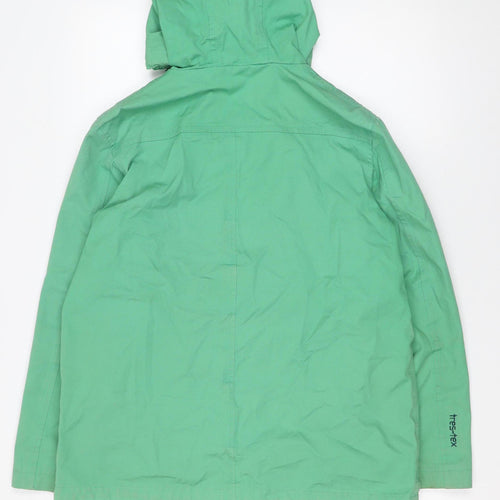 Trespass Women's Green Waterproof Hooded Parka Jacket Size 12