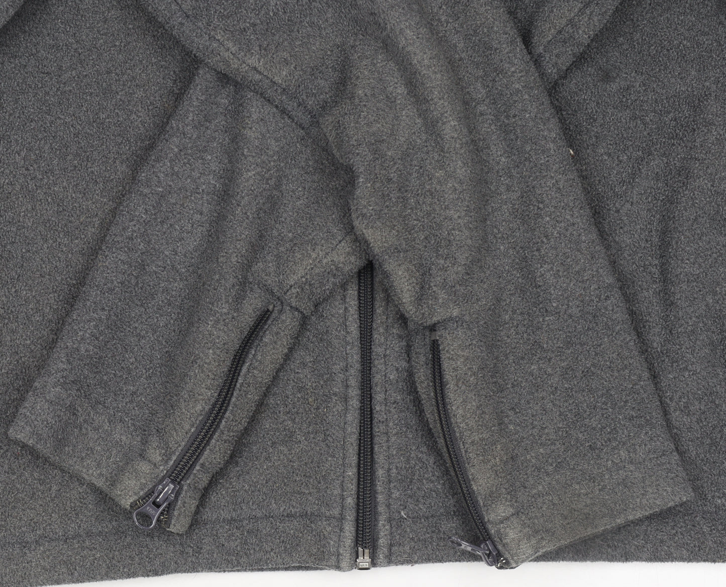 GAP Women’s Grey Full Zip Hooded Sweatshirt M Wool Blend Warm Jacket