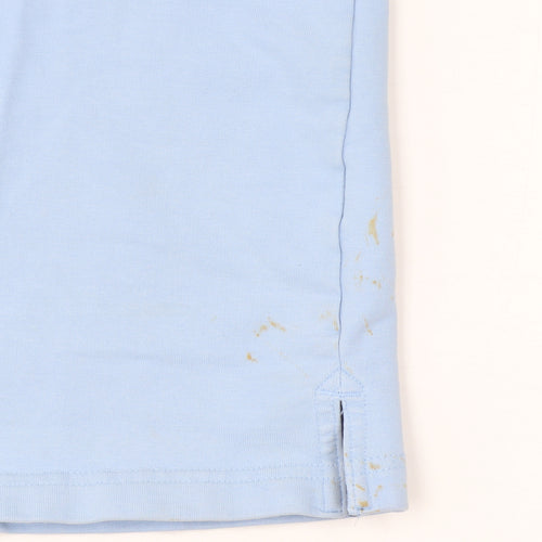 Equestrian Women's Light Blue Henley Hoodie Sweatshirt Size 8-10