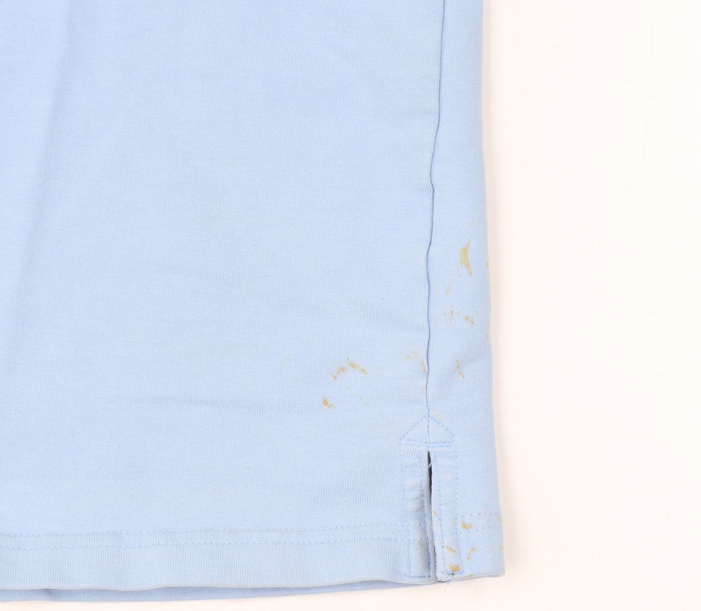 Equestrian Women's Light Blue Henley Hoodie Sweatshirt Size 8-10