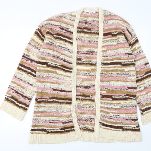 Next Women’s Multicoloured Knit Long Sleeve Open Cardigan Size 14