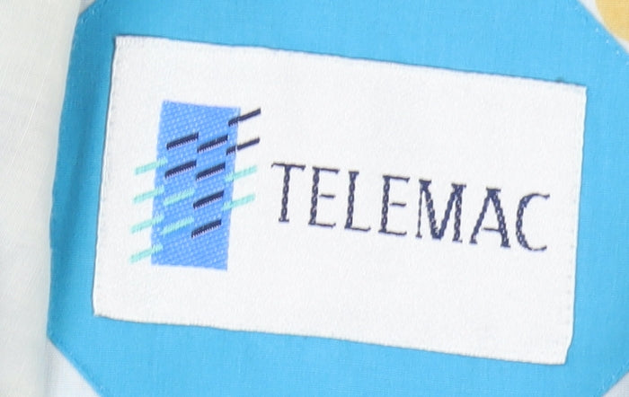 Telemac Women Blue Hooded Mid-Length Jacket Size 12