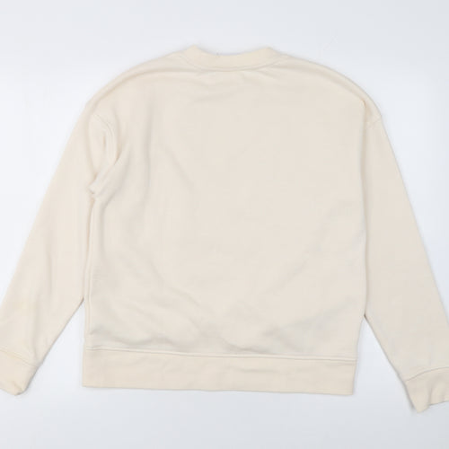 Disney Women's Beige Mickey Mouse Pullover Sweatshirt XS