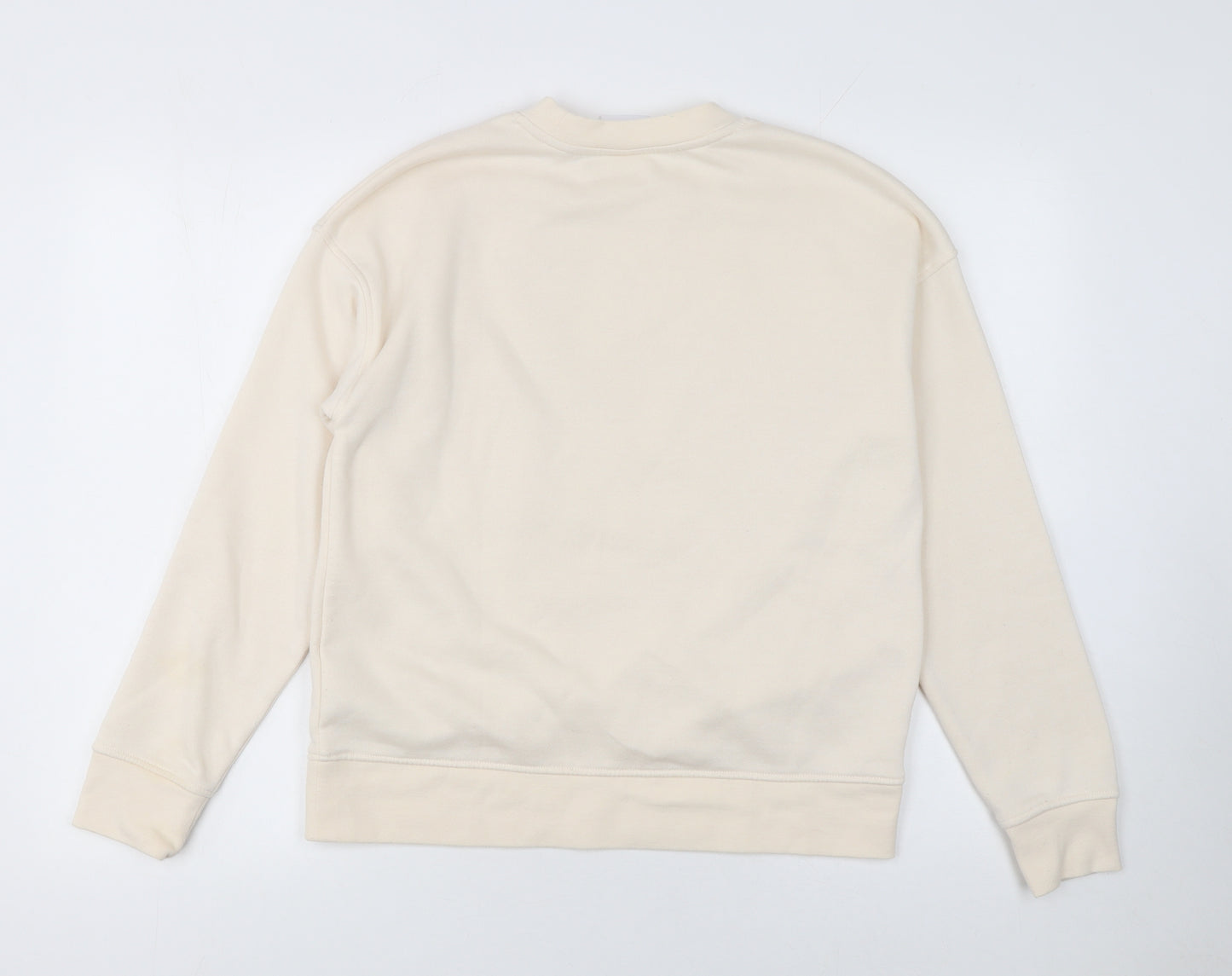 Disney Women's Beige Mickey Mouse Pullover Sweatshirt XS