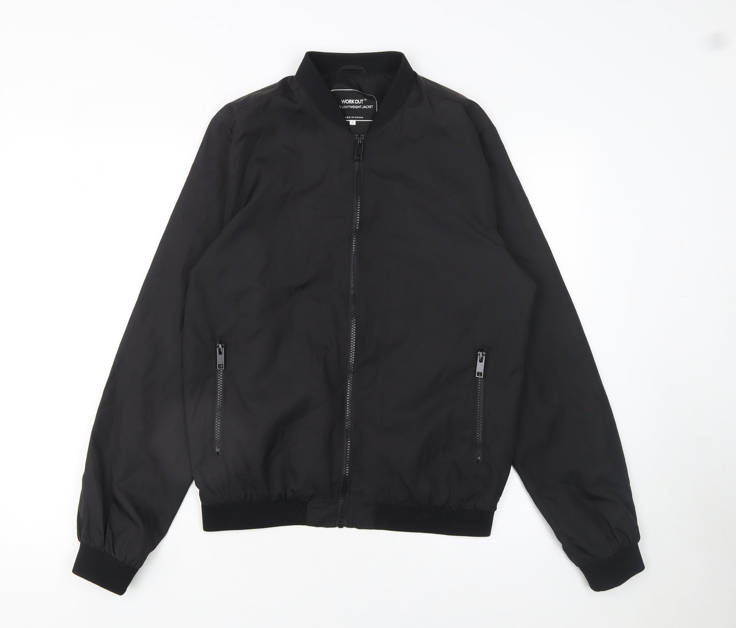 Cedar Wood State Men's Black S Lightweight Activewear Jacket