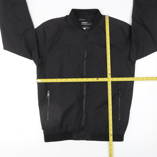 Cedar Wood State Men's Black S Lightweight Activewear Jacket