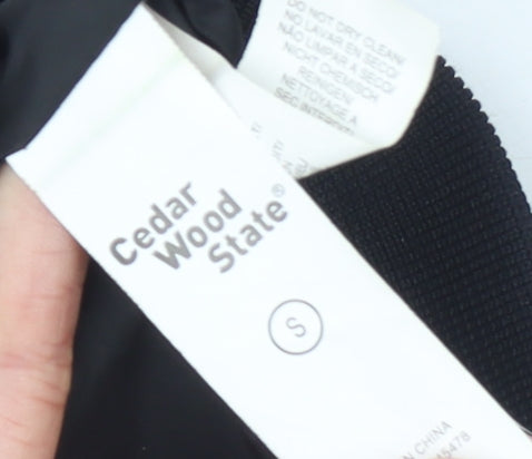Cedar Wood State Men's Black S Lightweight Activewear Jacket