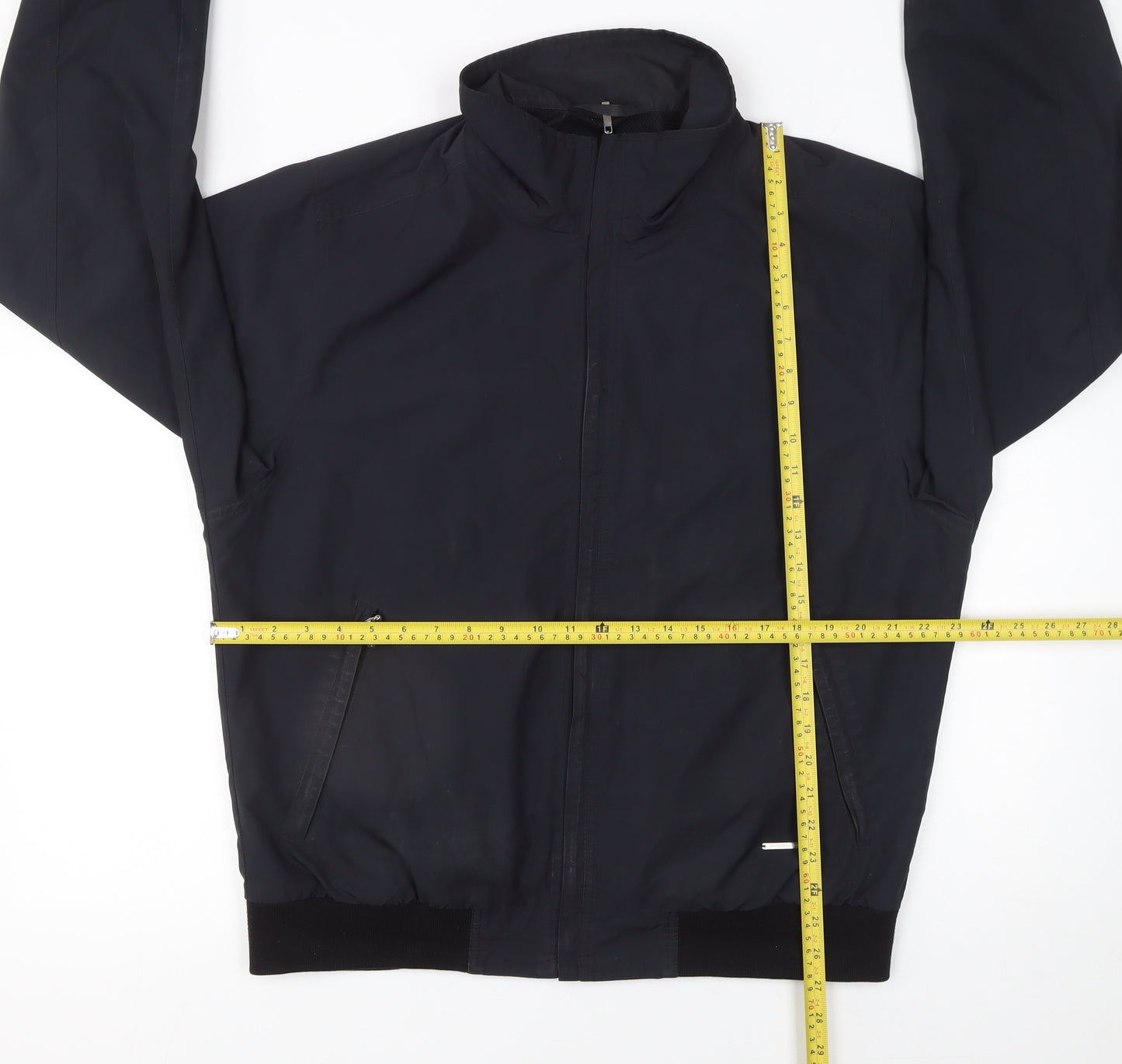 Porsche Design Men's Black L Windproof Driving Jacket