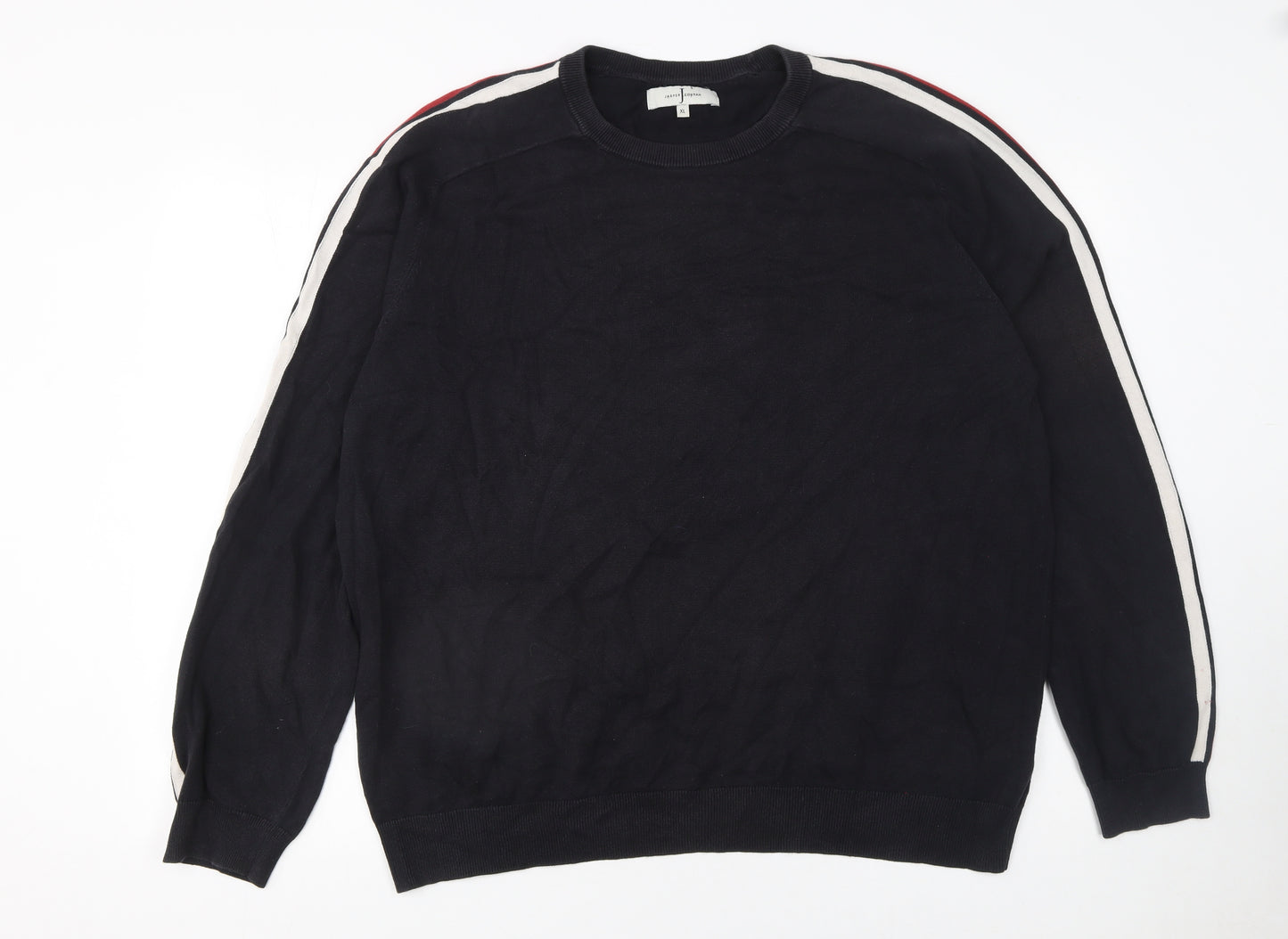 Jasper Conran Men’s Black XL Cotton Crew Neck Jumper
