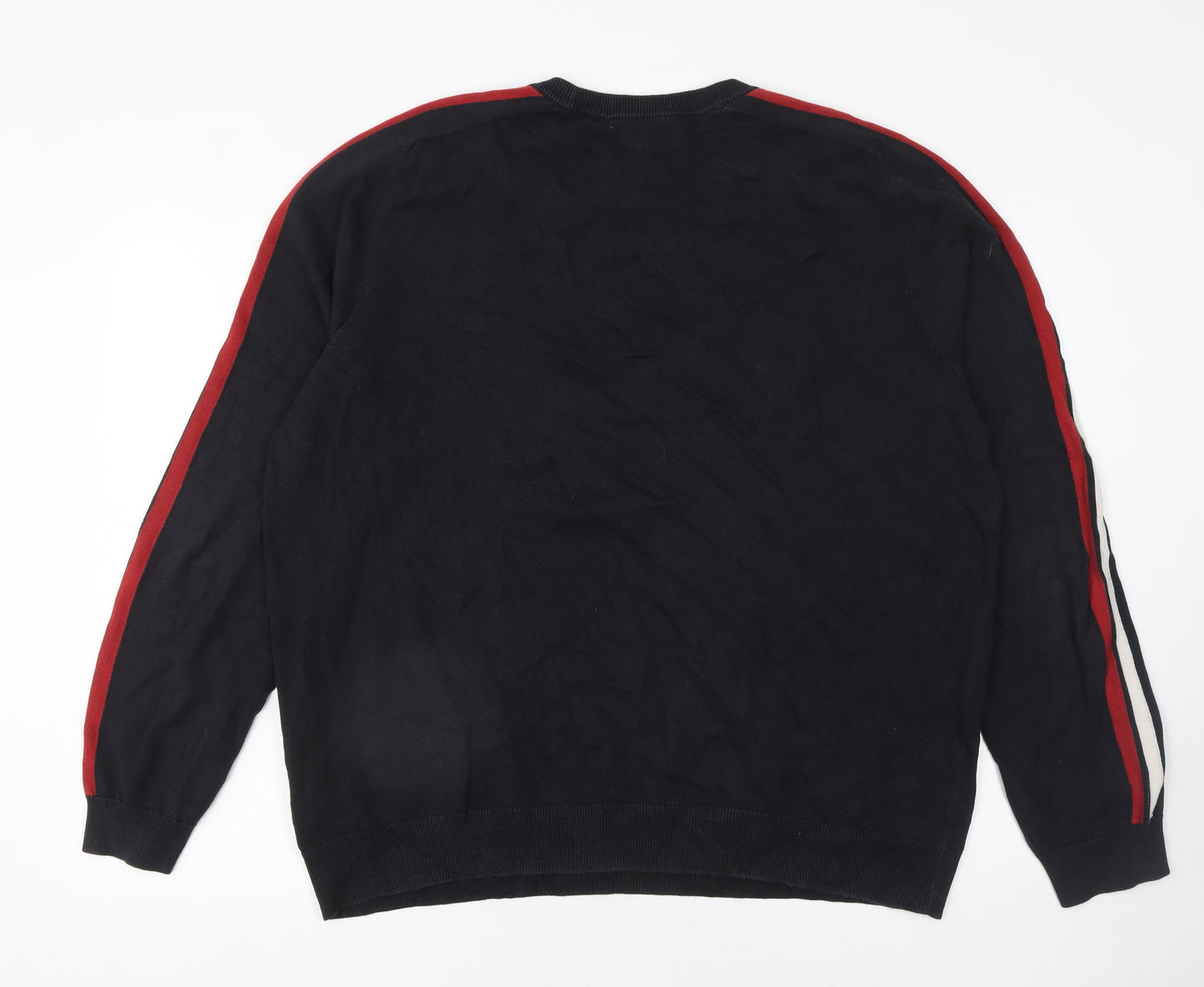 Jasper Conran Men’s Black XL Cotton Crew Neck Jumper