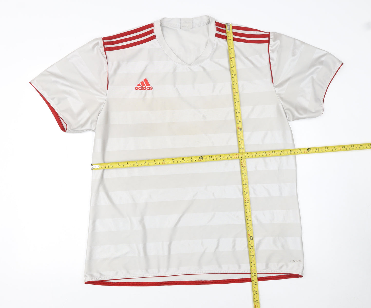 Adidas Men's White 2XL Football Training Jersey T-Shirt