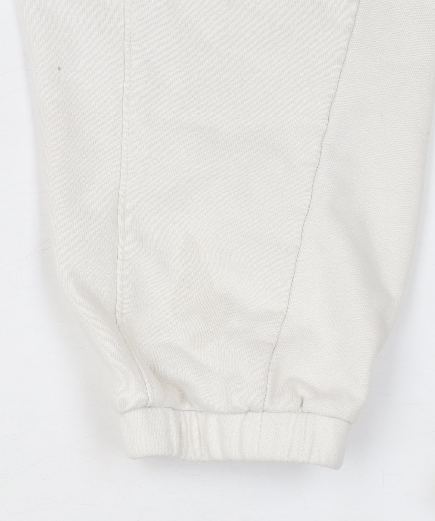 DKNY Women Ivory Cotton Jogger Trousers Size M Elastic Waist