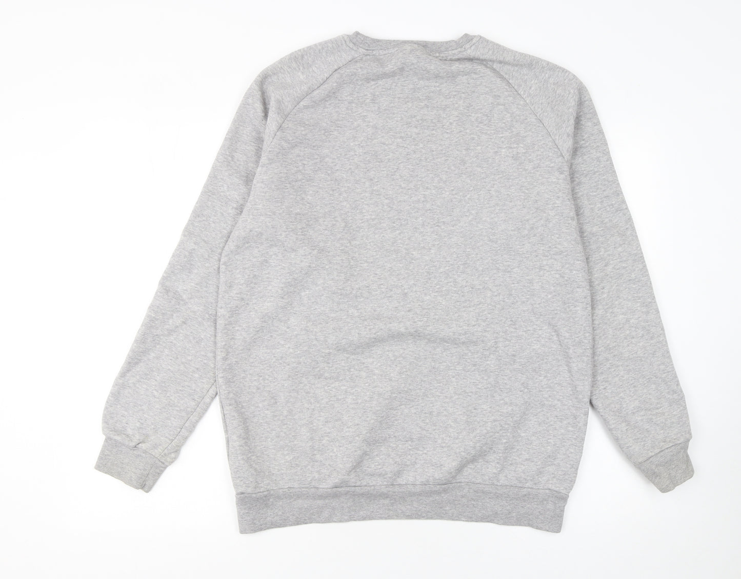 Adidas Womens Grey Crew Neck Sweatshirt XS Classic Logo Pullover